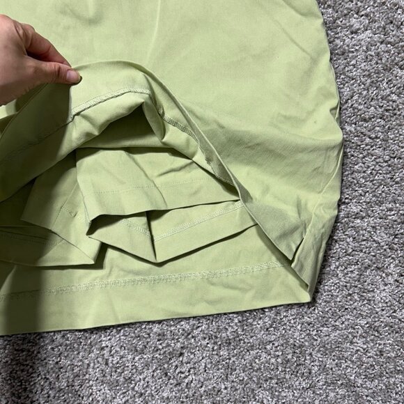 Coral Bay Womens Sz L Light Green Skirt Hidden Elastic Waist NWT - Picture 6 of 9